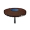 Dedeco Sunburst Radial Bristle Discs 3 in Curved Tc 6-Ply Brown 36 Grit A/O 1/4 in 1/Unit 2259 - alternate 1